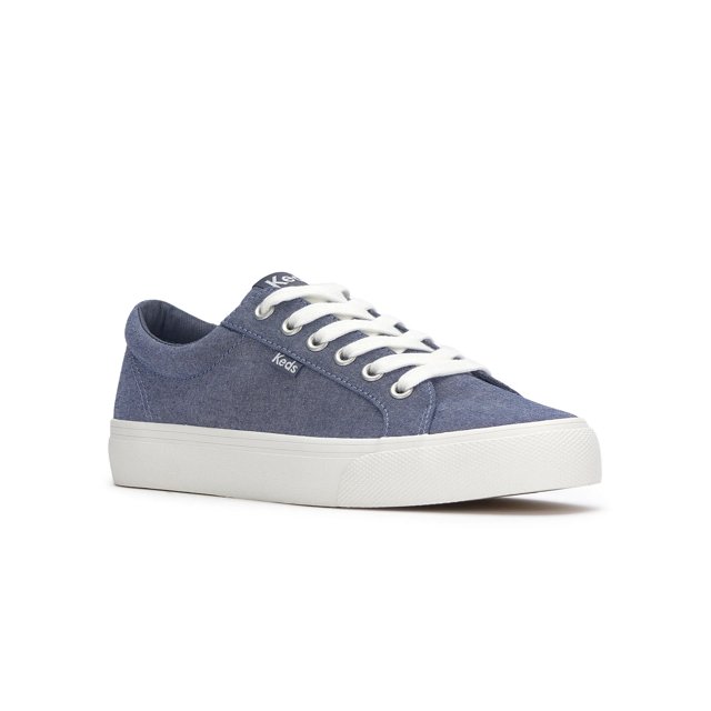 [ KEDS] ★GRANDPRIX SNEAKERS Keds Womens Jump Kick Leather White Sneakers/Gold Metal