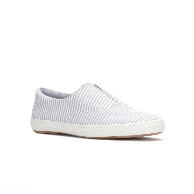 Keds Champion Round Toe Ticking Stripe Slip On - Free Shipping | KEDS