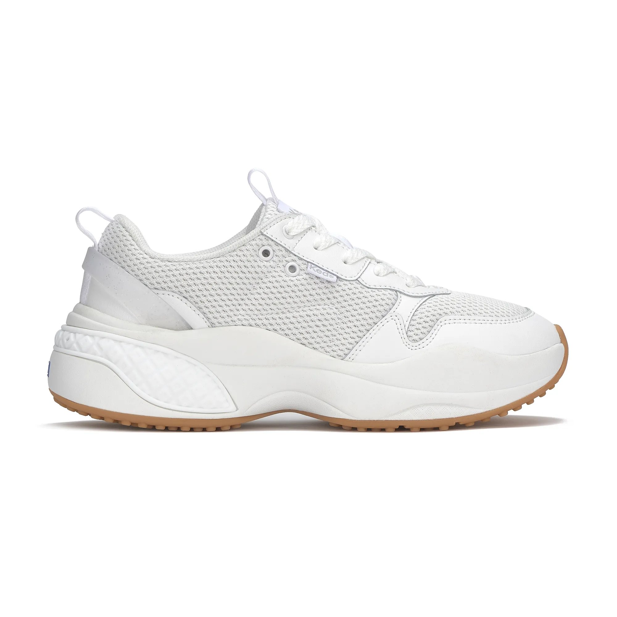 カナ Keds Cross City Trainer Leather/Mesh Lace Up - Free Shipping