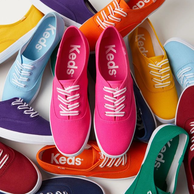 [ KEDS ]★CHAMPION EMB Keds Womens Champion Emb Lace Up Athletic Sneakers Casual