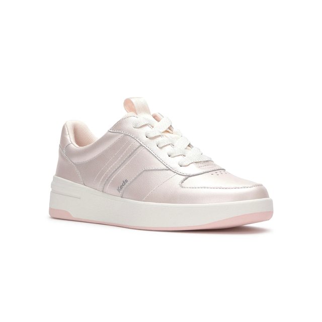 Keds The Court II Pearlized Leather Lace Up - Free Shipping