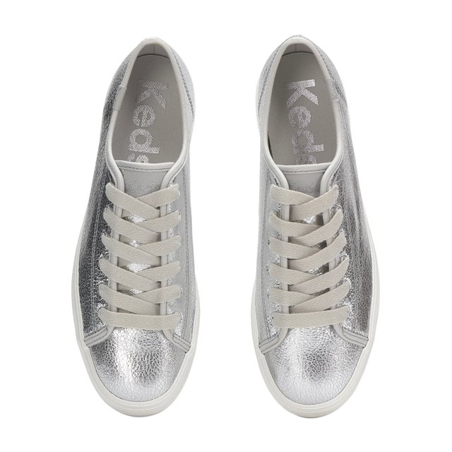 Keds Triple Kick Metallic Leather Lace Up - Free Shipping | KEDS