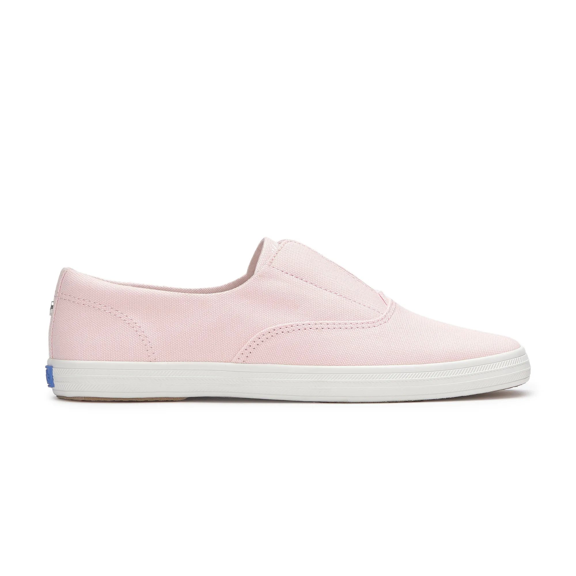 KEDS WOMEN'S CHAMPION SQUARE TOE CANVAS SLIP ON CANVAS SNEAKERS 