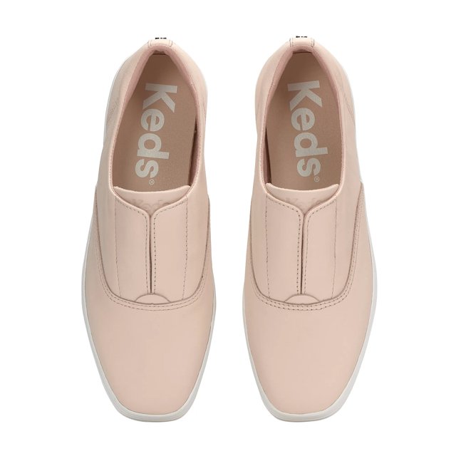 Keds Champion Square Toe Soft Leather Slip On - Free
