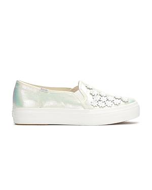 ★Keds★ Bridge Canvas_1WF65863E_097 Keds® Breezie Canvas Sneakers - Hand Drawn Print | Talbots