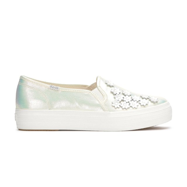 Keds Triple Decker Canvas Floral Embellished Celebrations