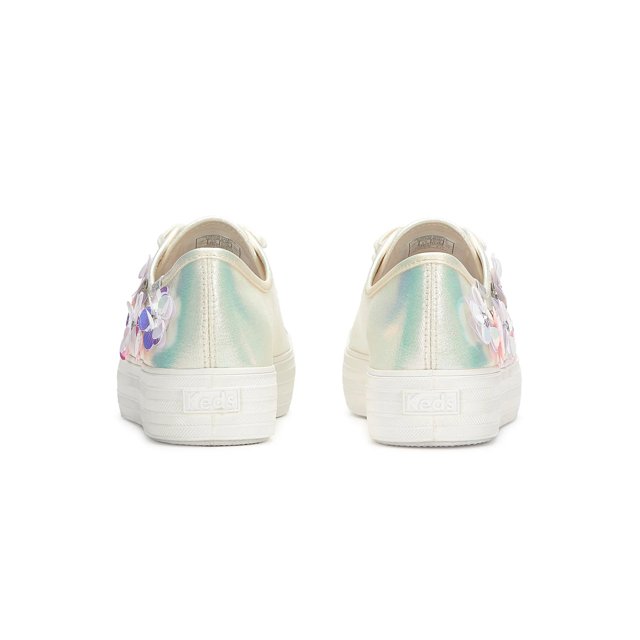 Keds Triple Kick Canvas Floral Embellished Celebrations Lace