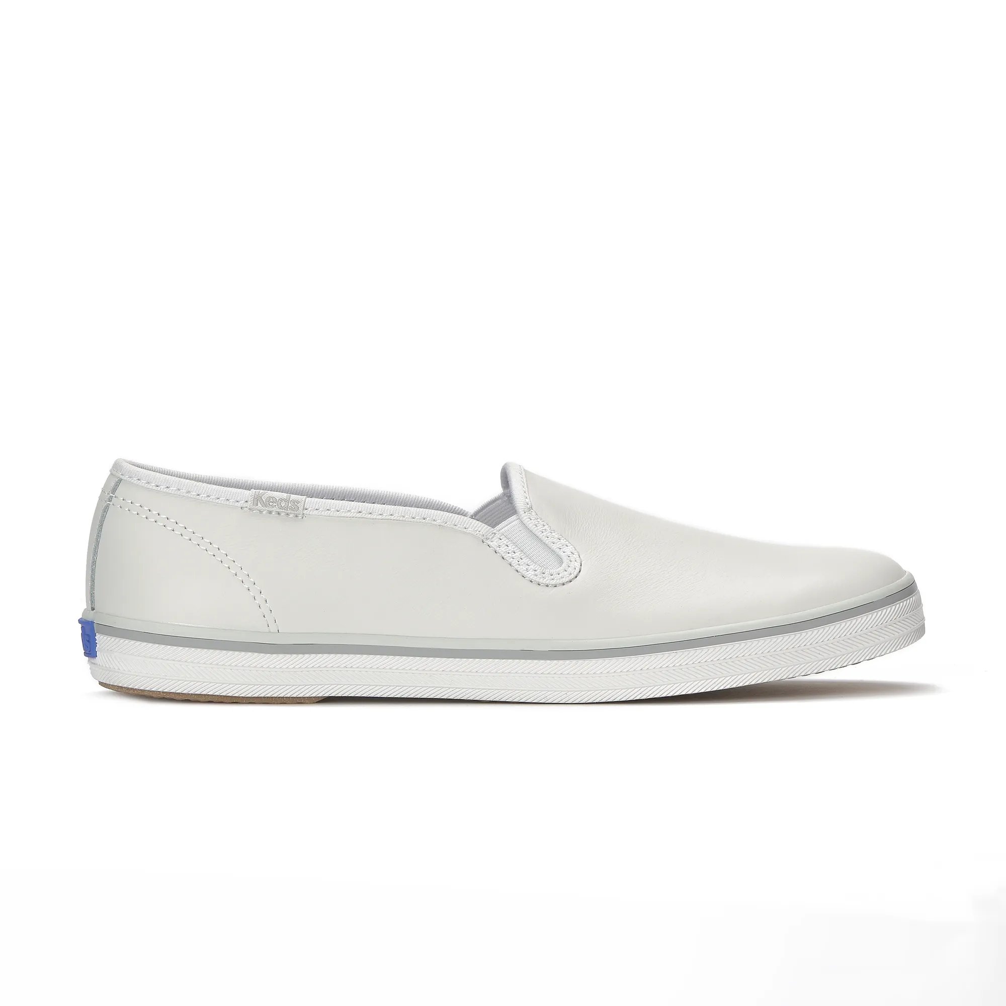 Keds Champion Leather Foxing Stripe Slip On - Free Shipping