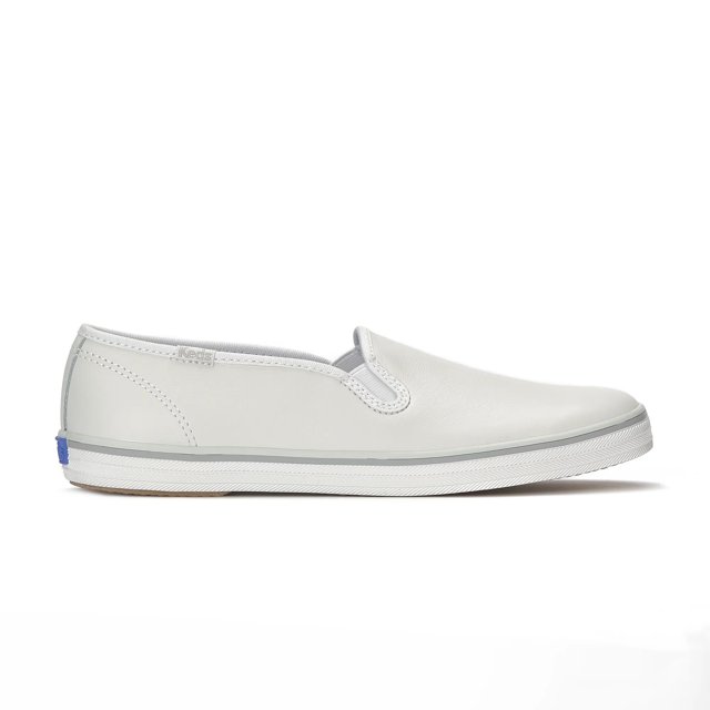 Keds Champion Leather Foxing Stripe Slip On - Free Shipping