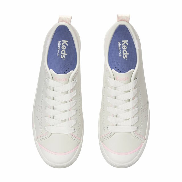 Keds Cruise Leather Pop Binding Lace Up - Free Shipping | KEDS
