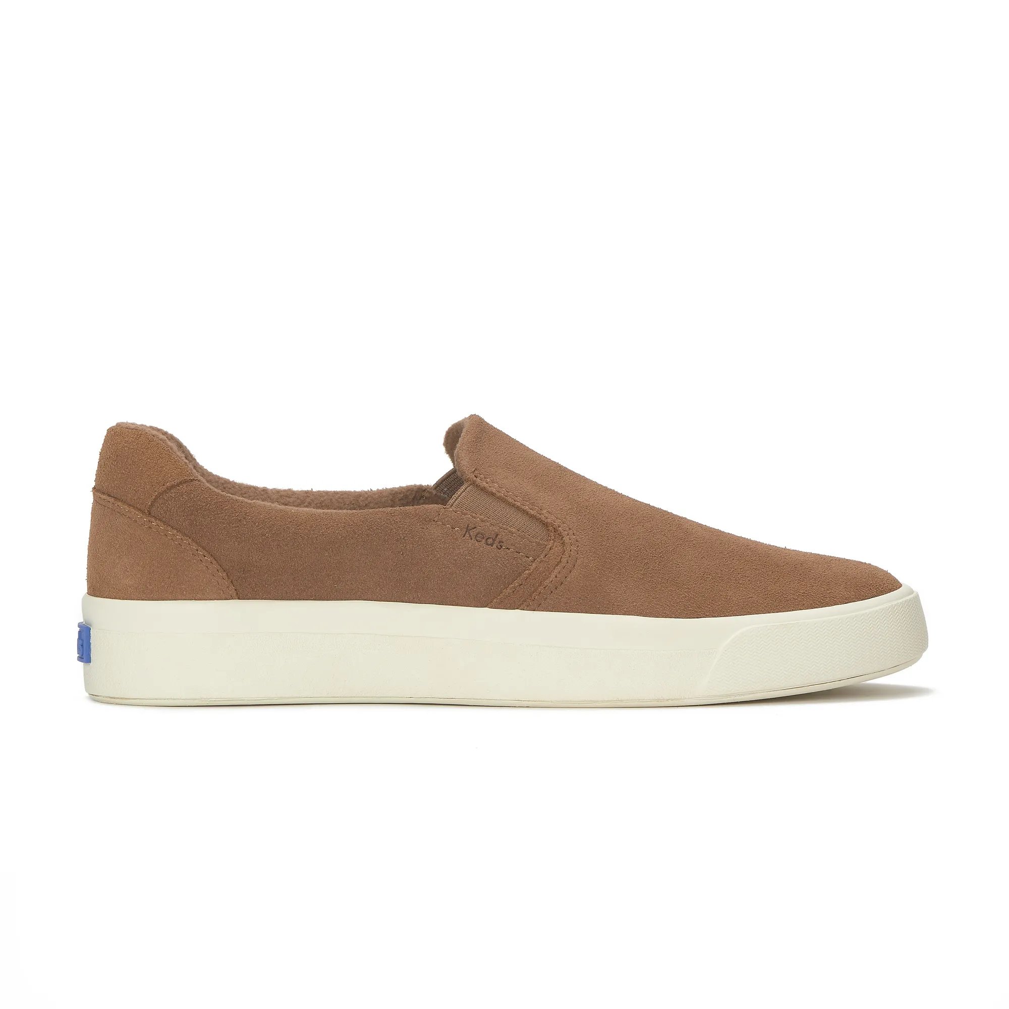 argue×U-DOT SLIP-ON NUDE BEIGE Sutton Suede Slip On - Nude – Bill Blass