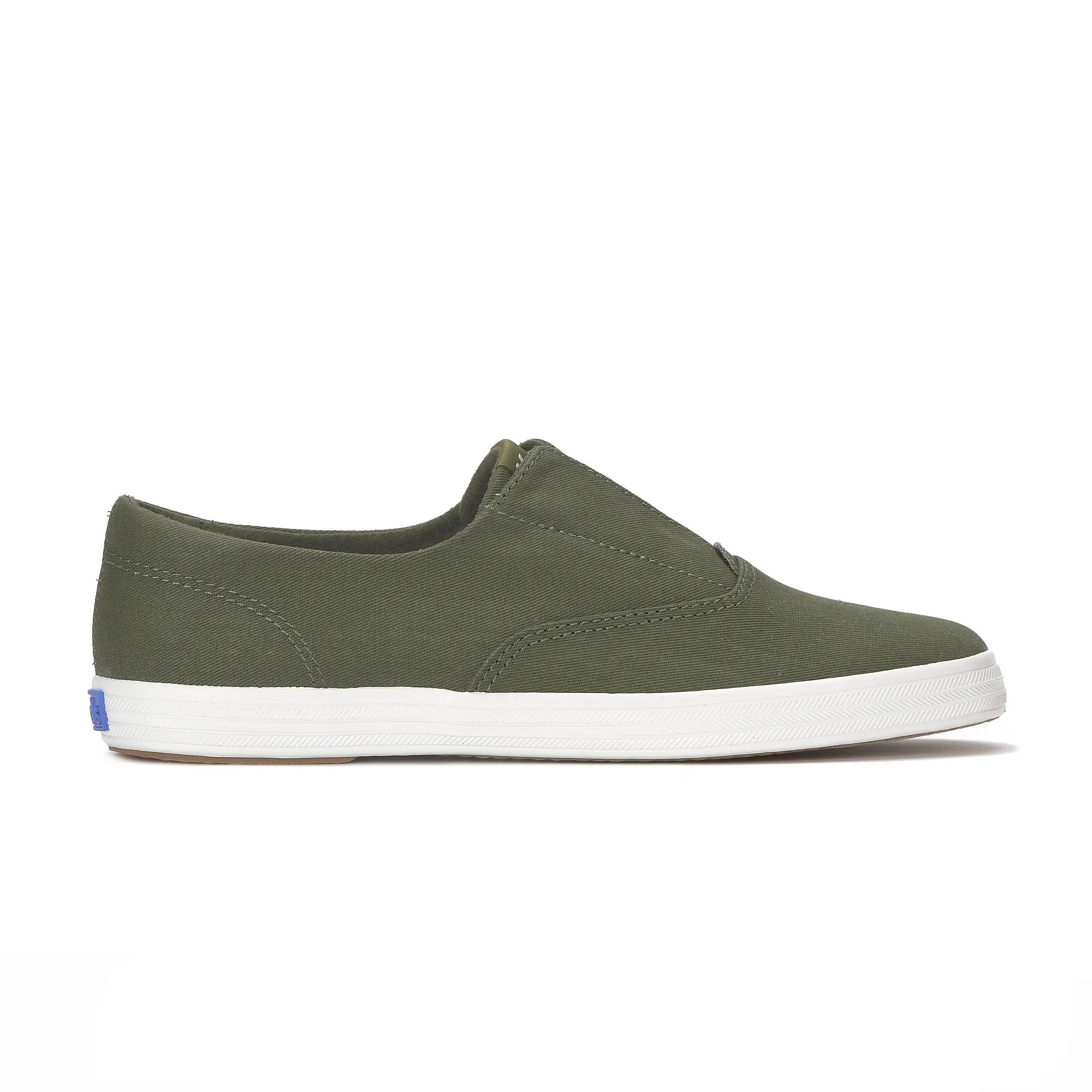 Keds Women's Champion Twill Round Toe Slip On Canvas Sneakers