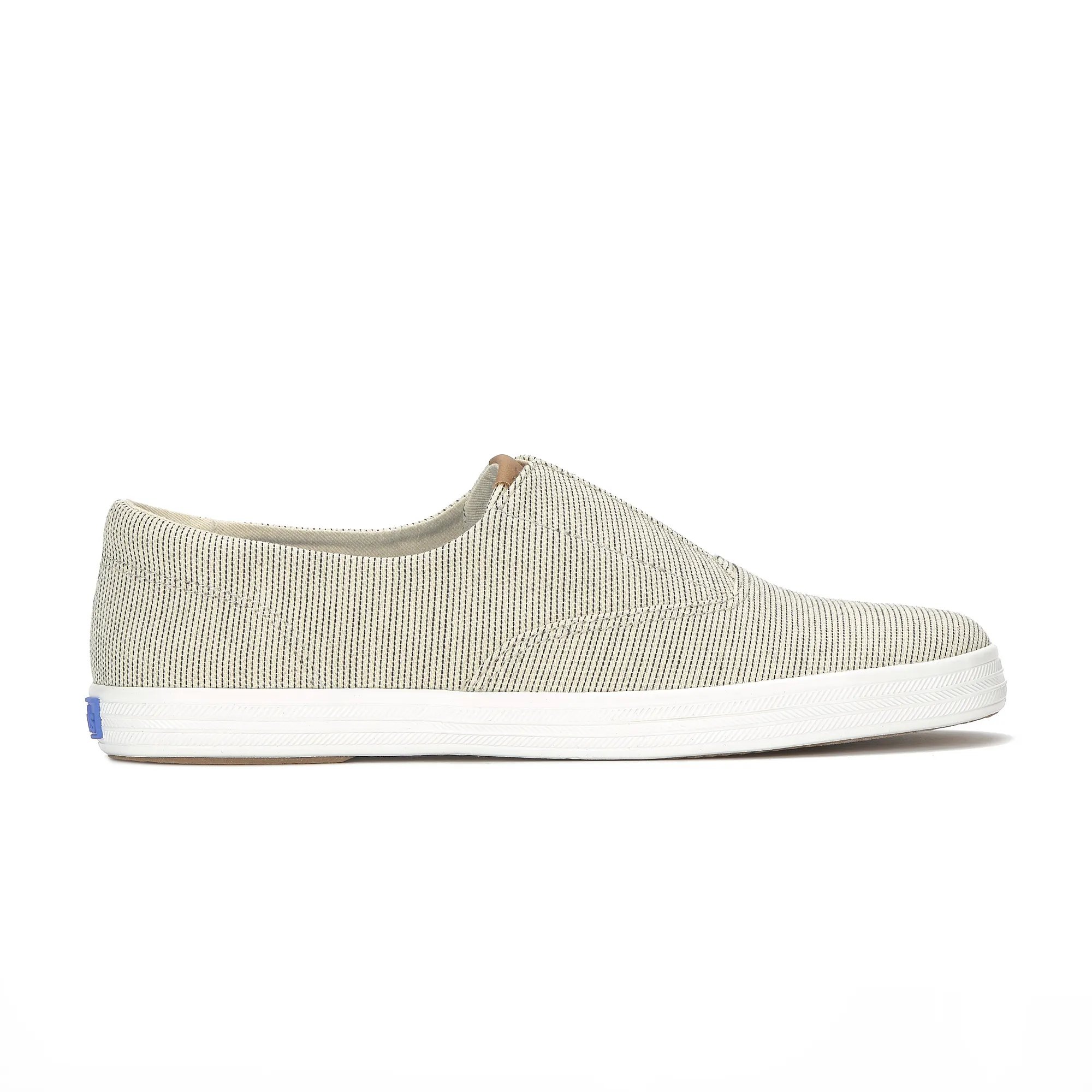 Keds Women's Champion Round Toe Seed Stripe Slip On Canvas Sneakers