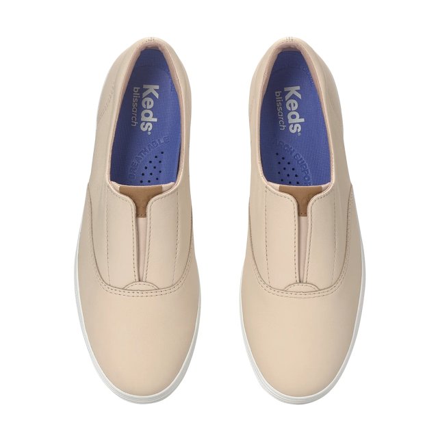 Keds Champion Round Toe Leather Slip On - Free Shipping | KEDS