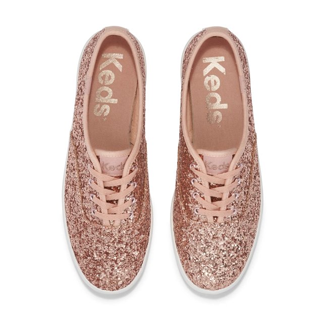 Rose gold glitter keds shop