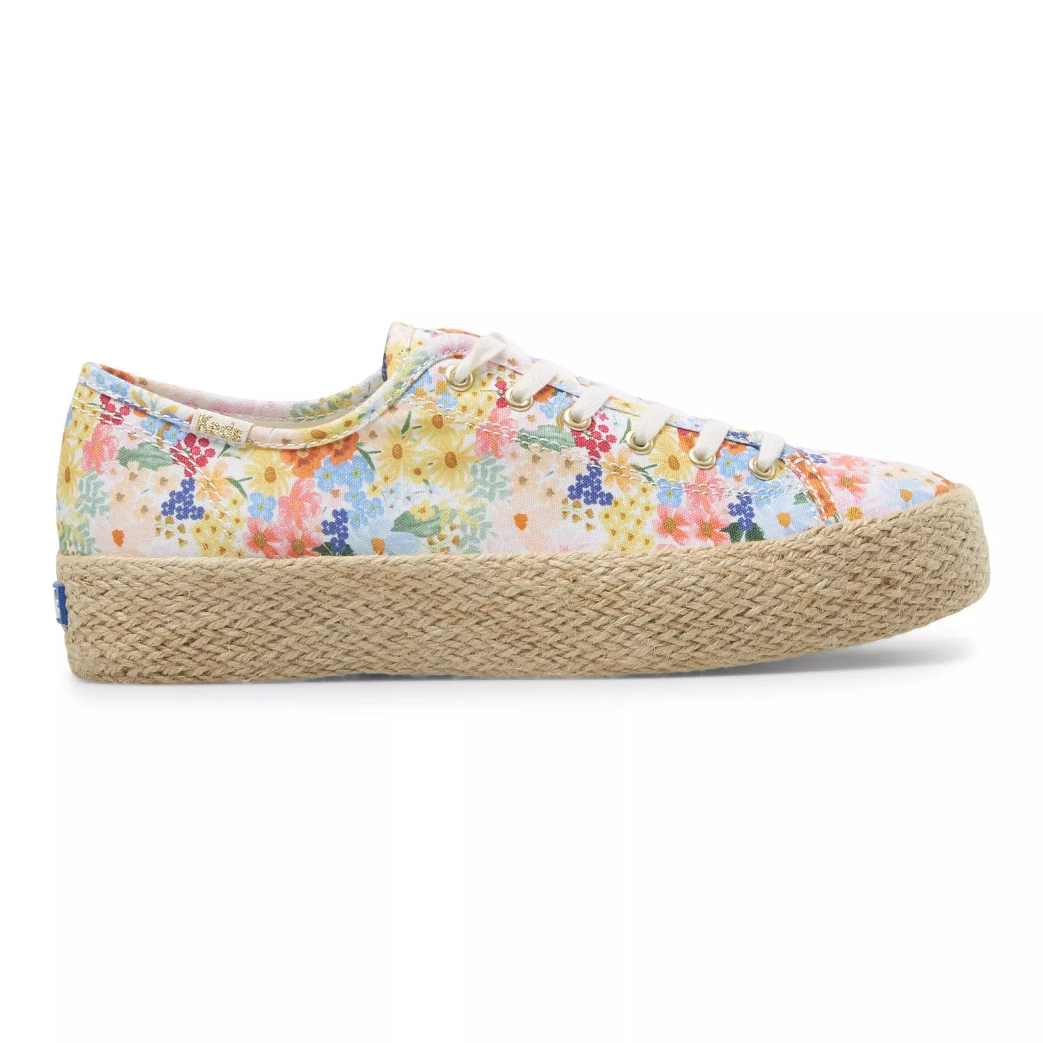 Keds x Rifle Paper Co. Triple Kick Jute Margaux Lace Up