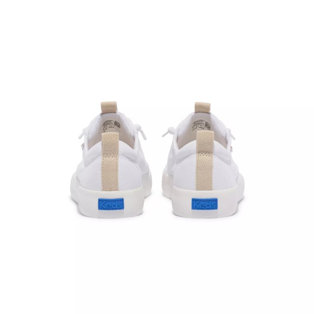 Keds white canvas slip on shoes hotsell