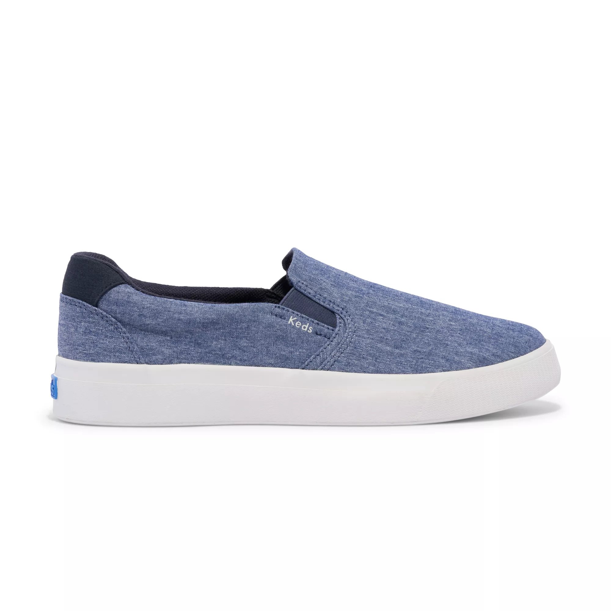 Keds denim hot sale slip ons