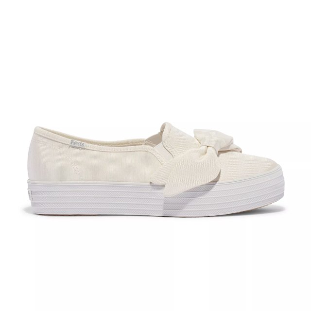 Keds Women s Triple Decker Bow Celebrations Slip On Sneakers