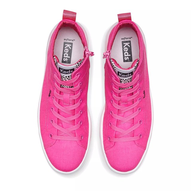 Keds Skyler Hi Canvas Pop Tongue Lace Up Free Shipping KEDS