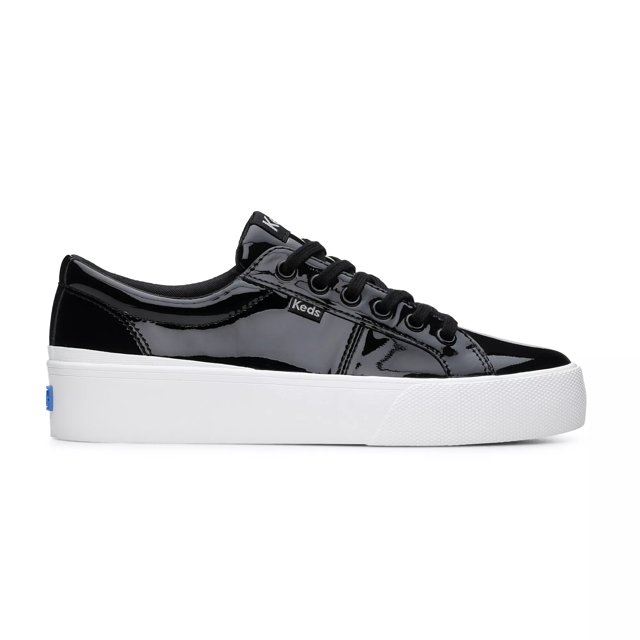 Keds Women s Jump Kick Duo Patent Platform Sneakers Womens 6 Black