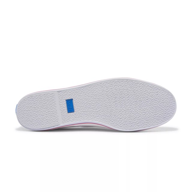 Keds Champion Leather Bottom Foxing Stripe Lace Up